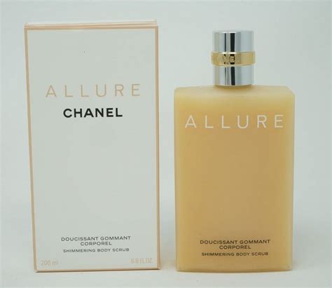 chanel allure shimmering body scrub